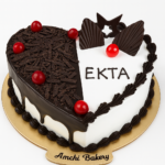 Black forest Heart Cake