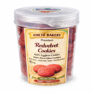 Red Velvet Cookies (100% Desi Ghee Eggless)