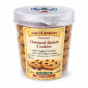 Oatmeal Raisin Cookies (100% Desi Ghee Eggless)