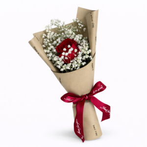 Single Rose Premium Bouquet 🌹