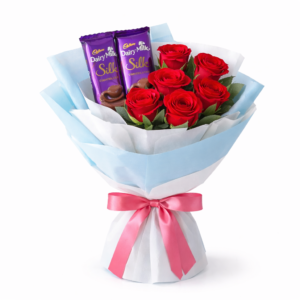 Chocolate & Roses Bouquet 🌹🍫