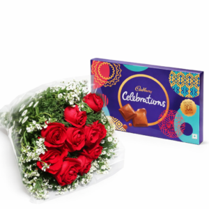 🌹 Red Rose & Chocolate Gift Combo